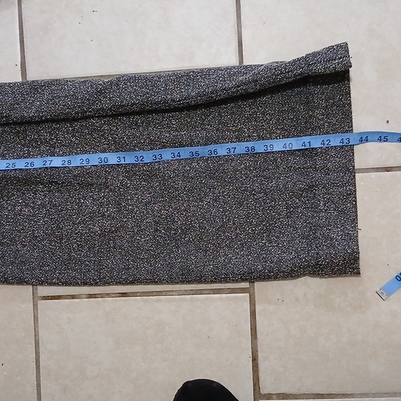 FREE PEOPLE Womens Size 8 Black and White Tweed Wide Leg Trousers - Picture 6 of 7